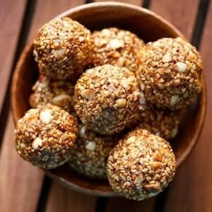 Sesame Peanut Laddu - எள்ளு வேர்கடலை லட்டு
